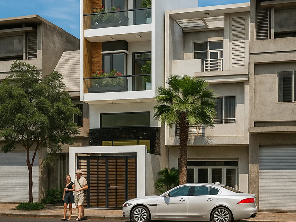 Thiết kế và thi công nhà phố hiện đại