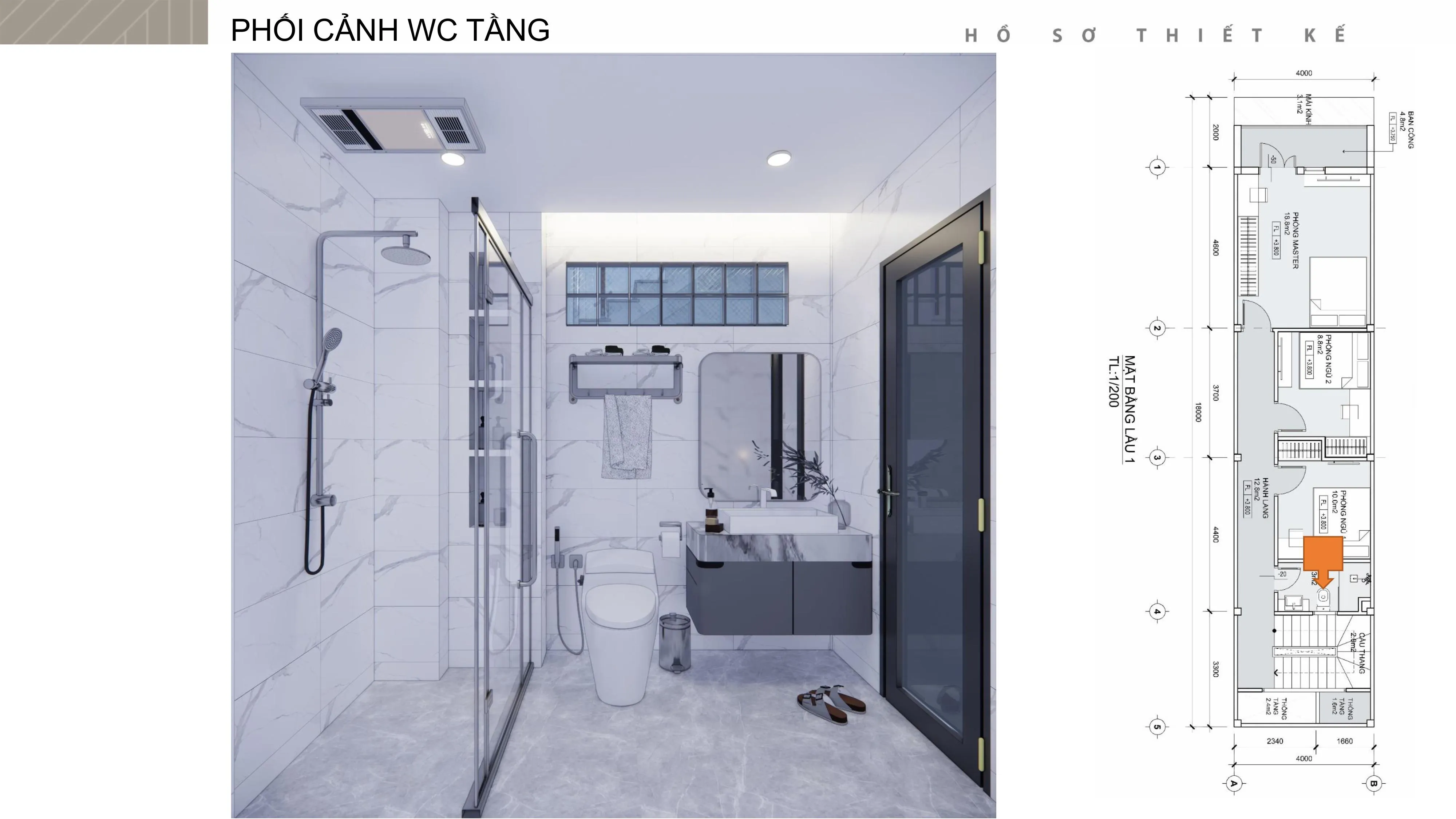 Nhà phố 2 tầng - Anh Hiền