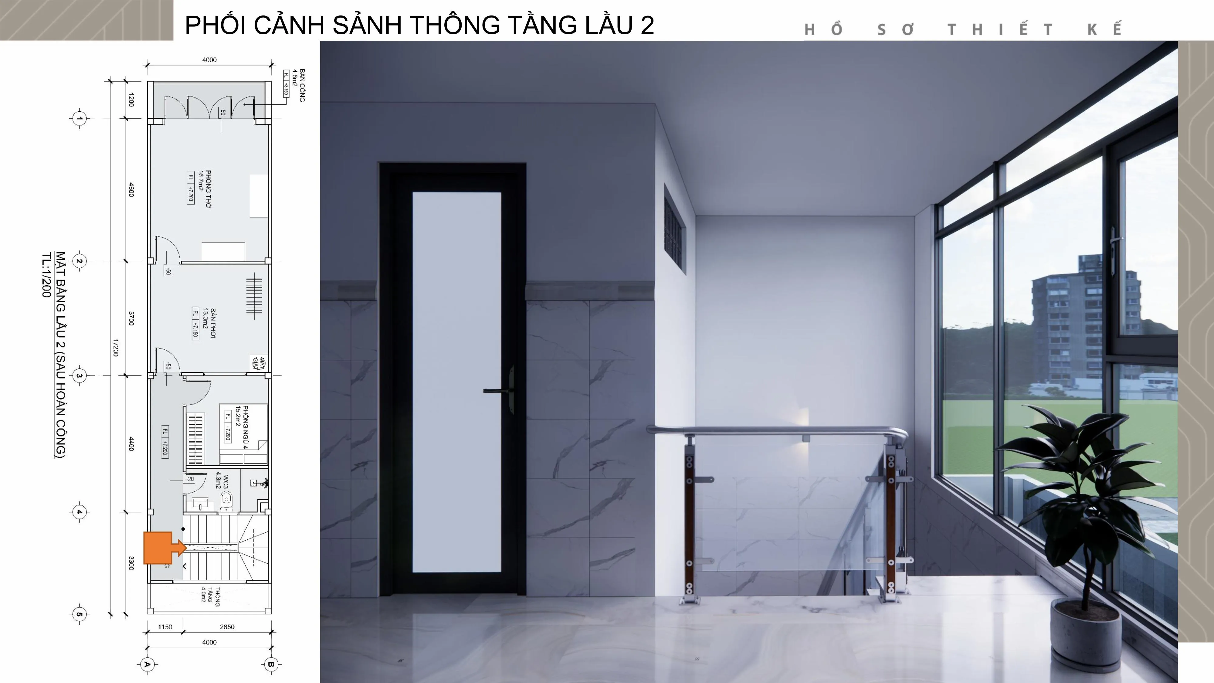 Nhà phố 2 tầng - Anh Hiền