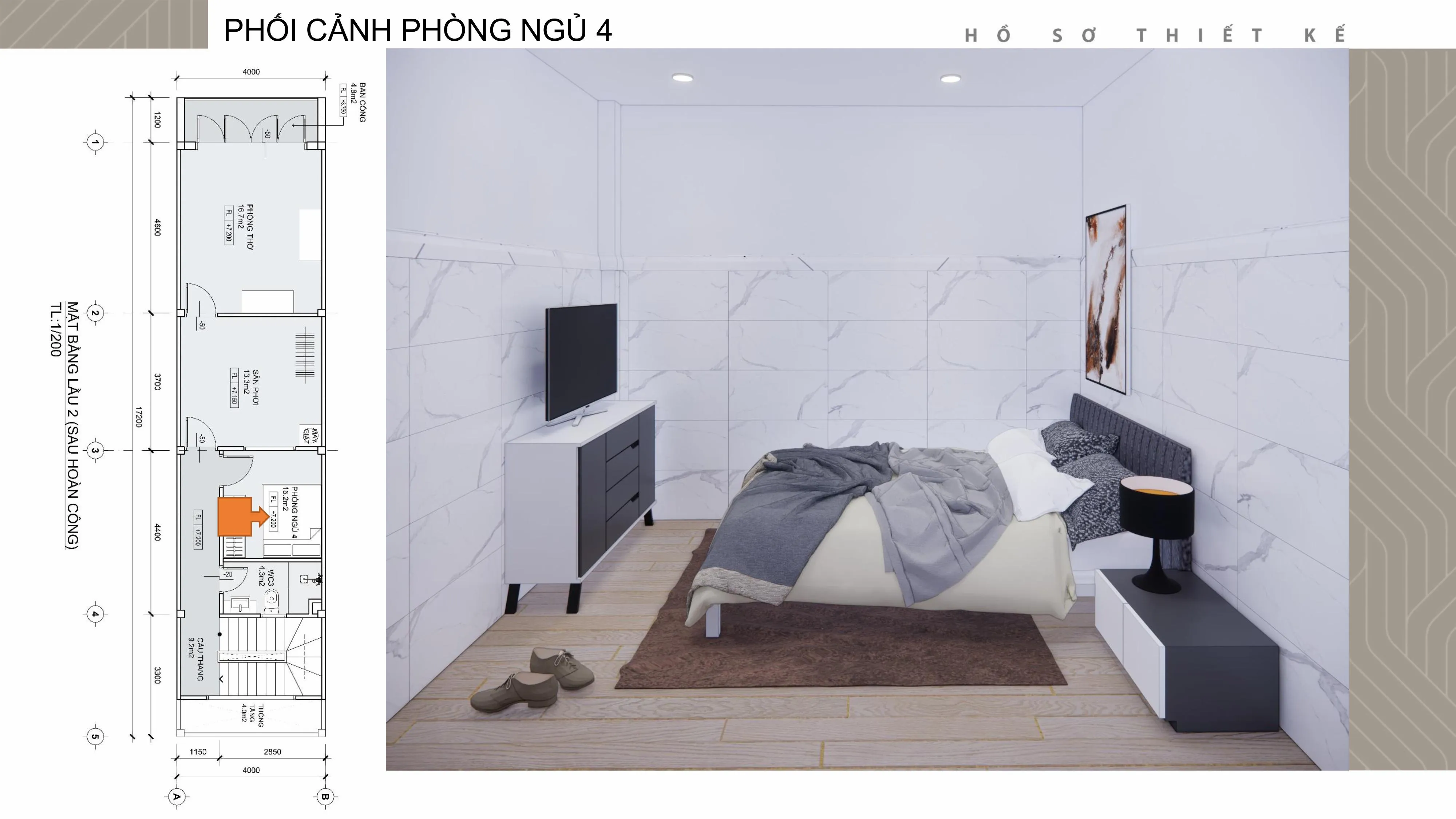Nhà phố 2 tầng - Anh Hiền