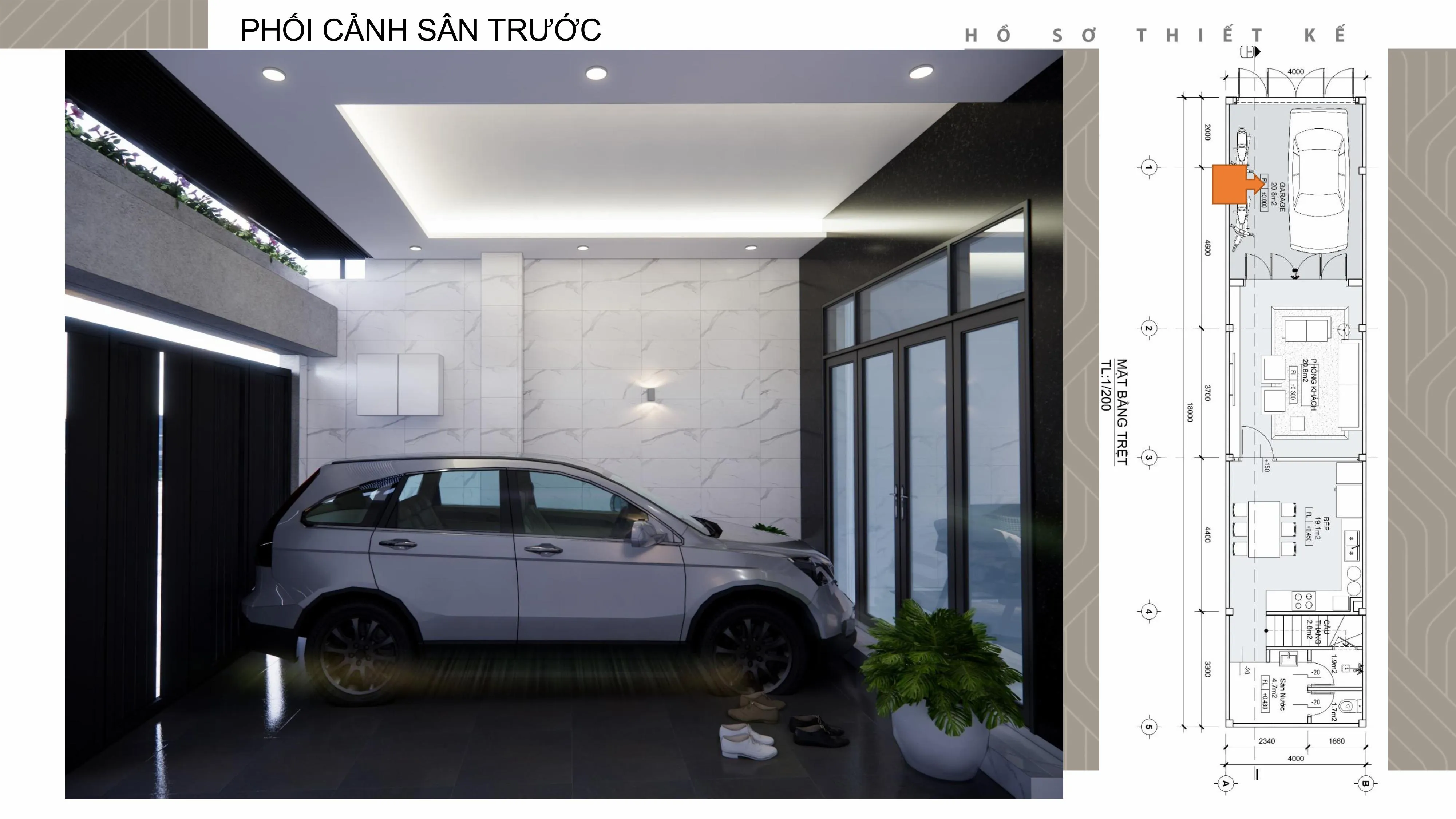 Nhà phố 2 tầng - Anh Hiền