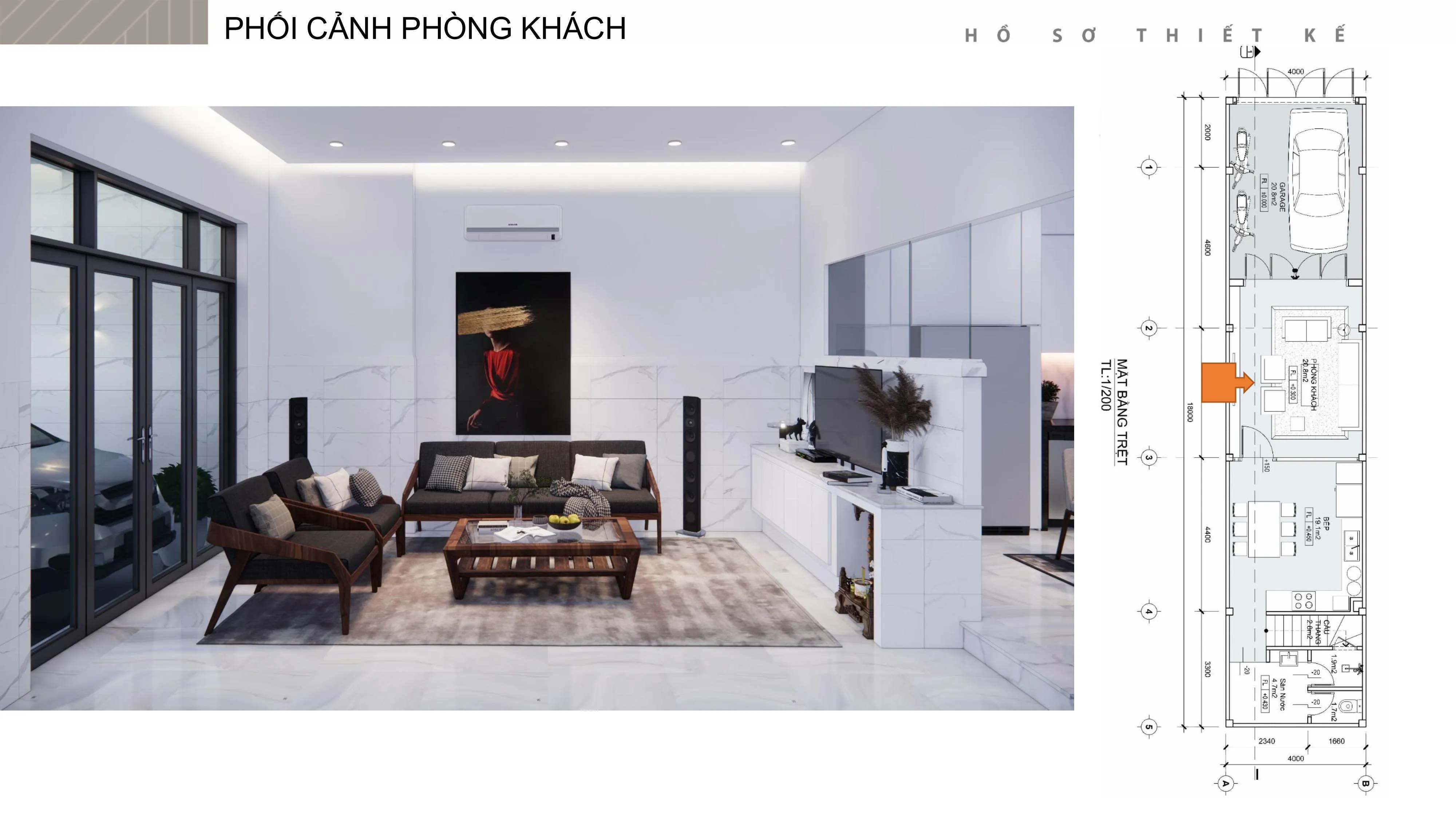 Nhà phố 2 tầng - Anh Hiền