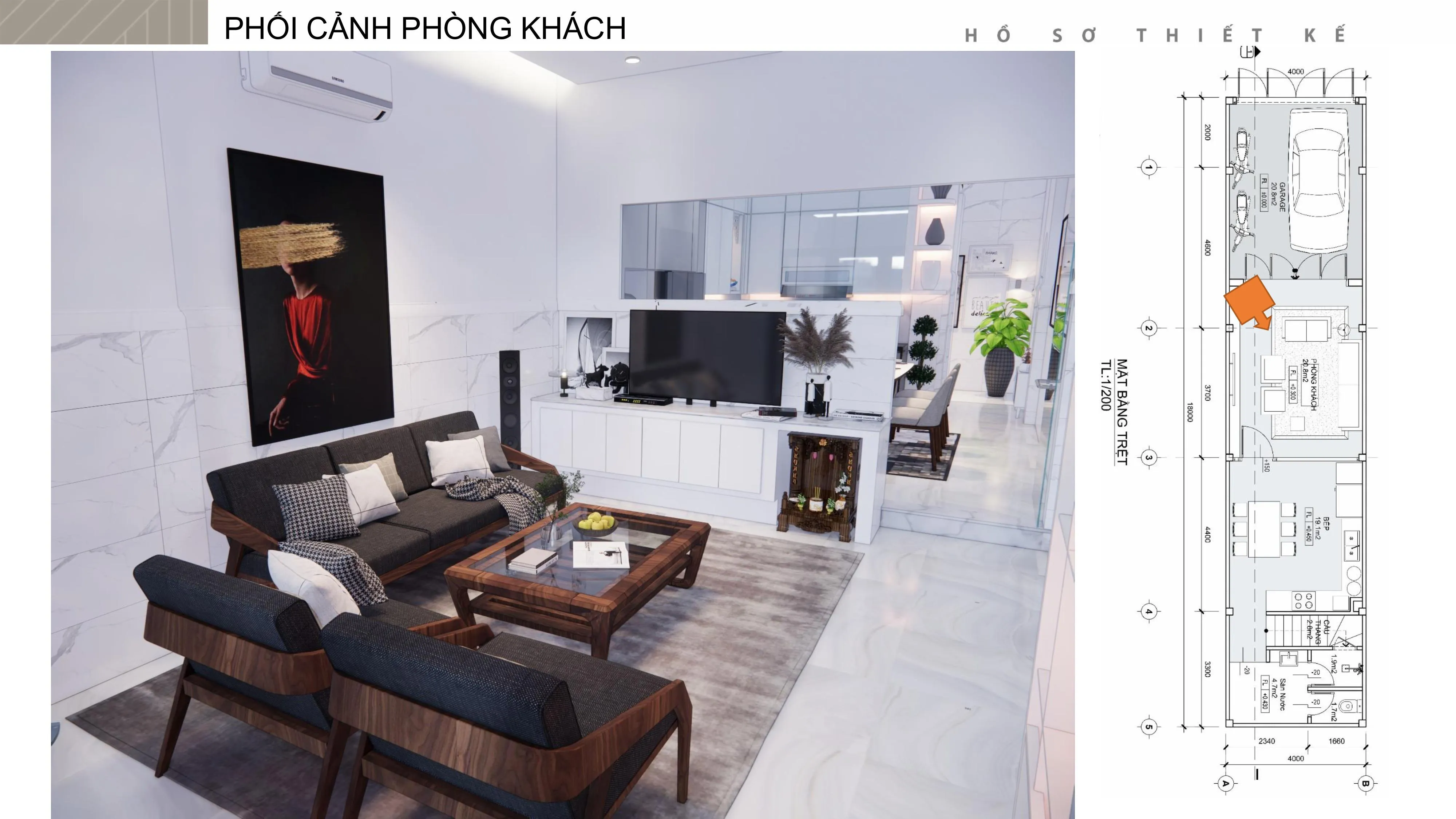 Nhà phố 2 tầng - Anh Hiền