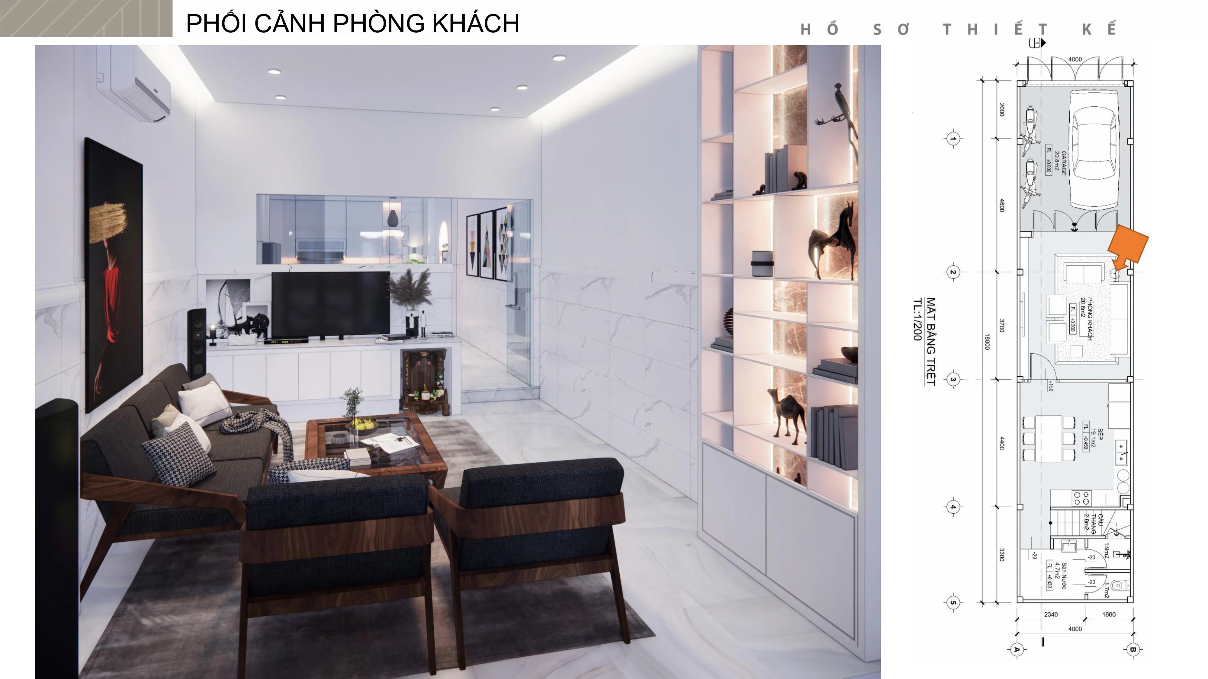 Nhà phố 2 tầng - Anh Hiền