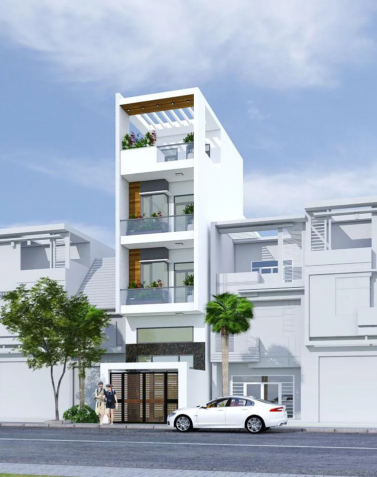 Thiết kế và thi công nhà phố hiện đại