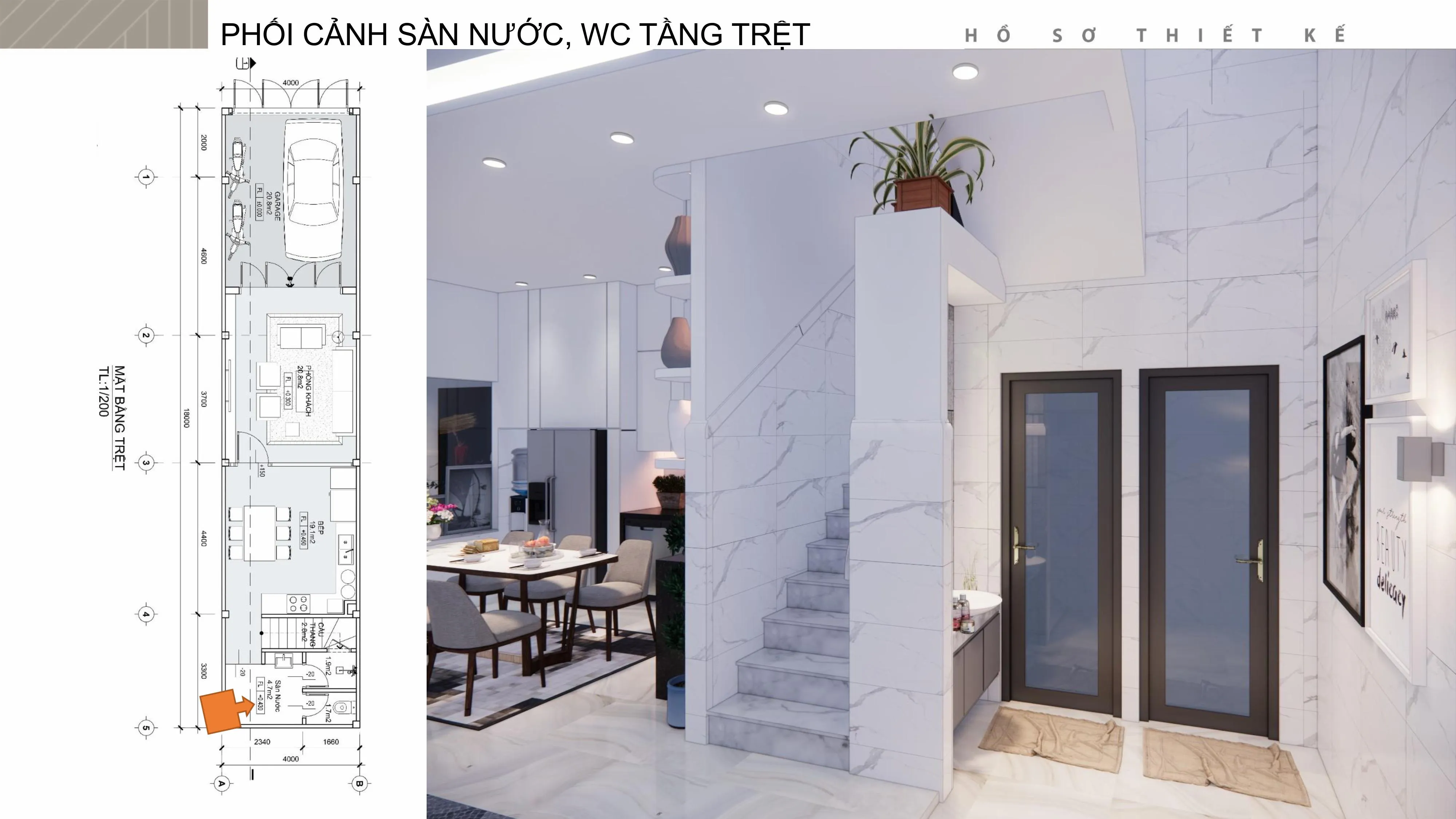 Nhà phố 2 tầng - Anh Hiền