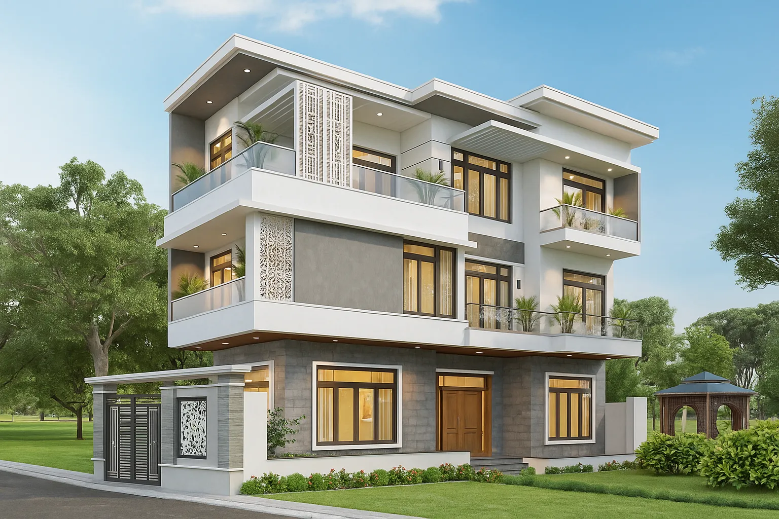 Thiết kế không gian xanh trong khu đô thị mới